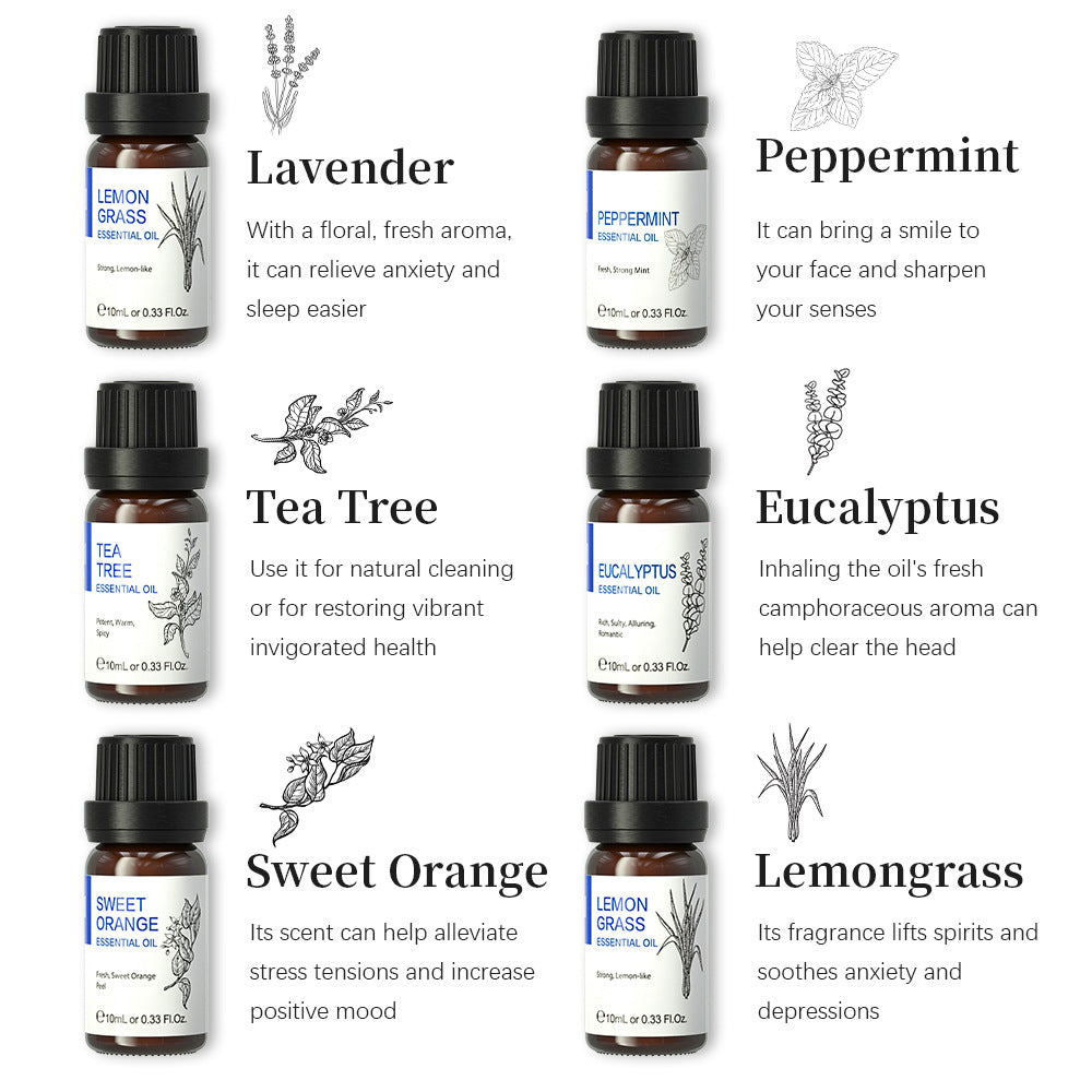 Aceites esenciales junto a un difusor