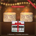 Pack Regalo: 2 Difusores Llama + set de 6 aceites esenciales, listo para regalar